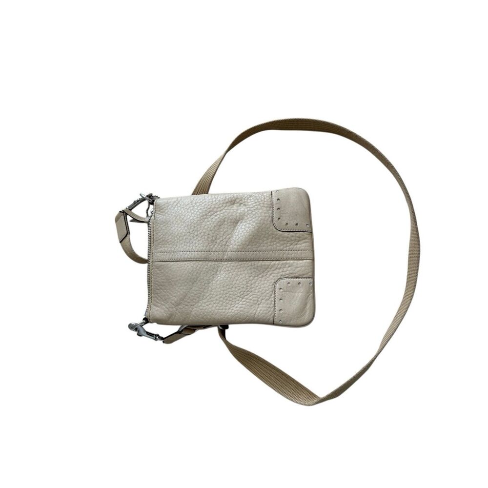 Coach Womens Ivory Pebbled Leather 9760 Sling Crossbody Bag OS - Picture 7 of 13